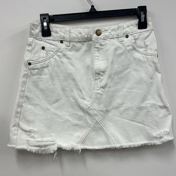 Rolla’s Claudia White Denim Skirt sz 25 - Picture 2 of 9